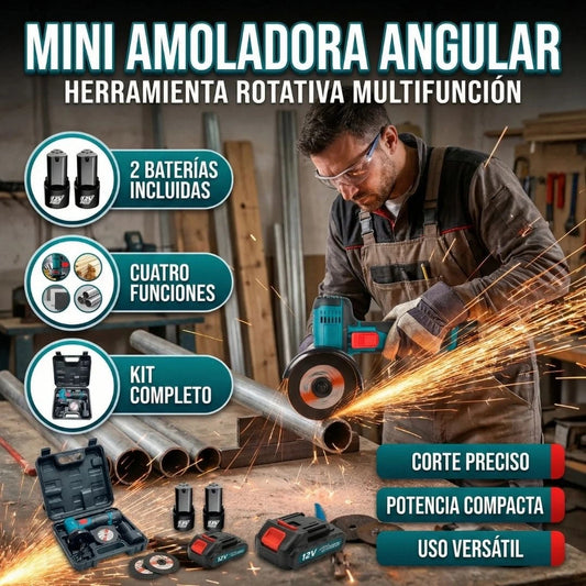 Torque -X- MINI PULIDORA PORTATIL - KIT COMPLETO