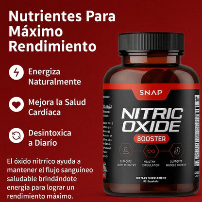 Nitric Oxide Booster | Potencia tu rendimiento al máximo con cada capsula