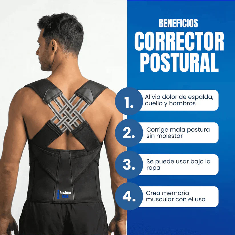 ✨OFERTA RELÁMPAGO 2x1| Corrige Tu Postura Hoy – Soporte Ortopédico