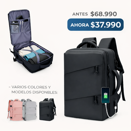 Mochila Multifuncional – La Solución Todo en Uno para Trabajo y Viajes