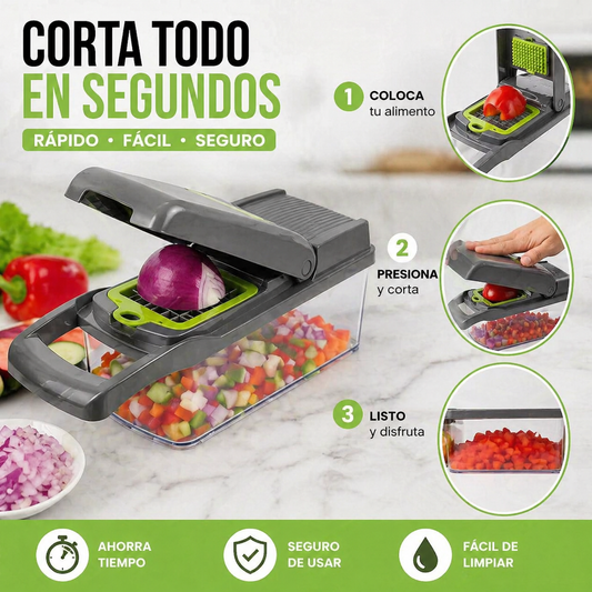 Picatodo Pro 8 en 1 – Corta y Prepara Todo en Segundos