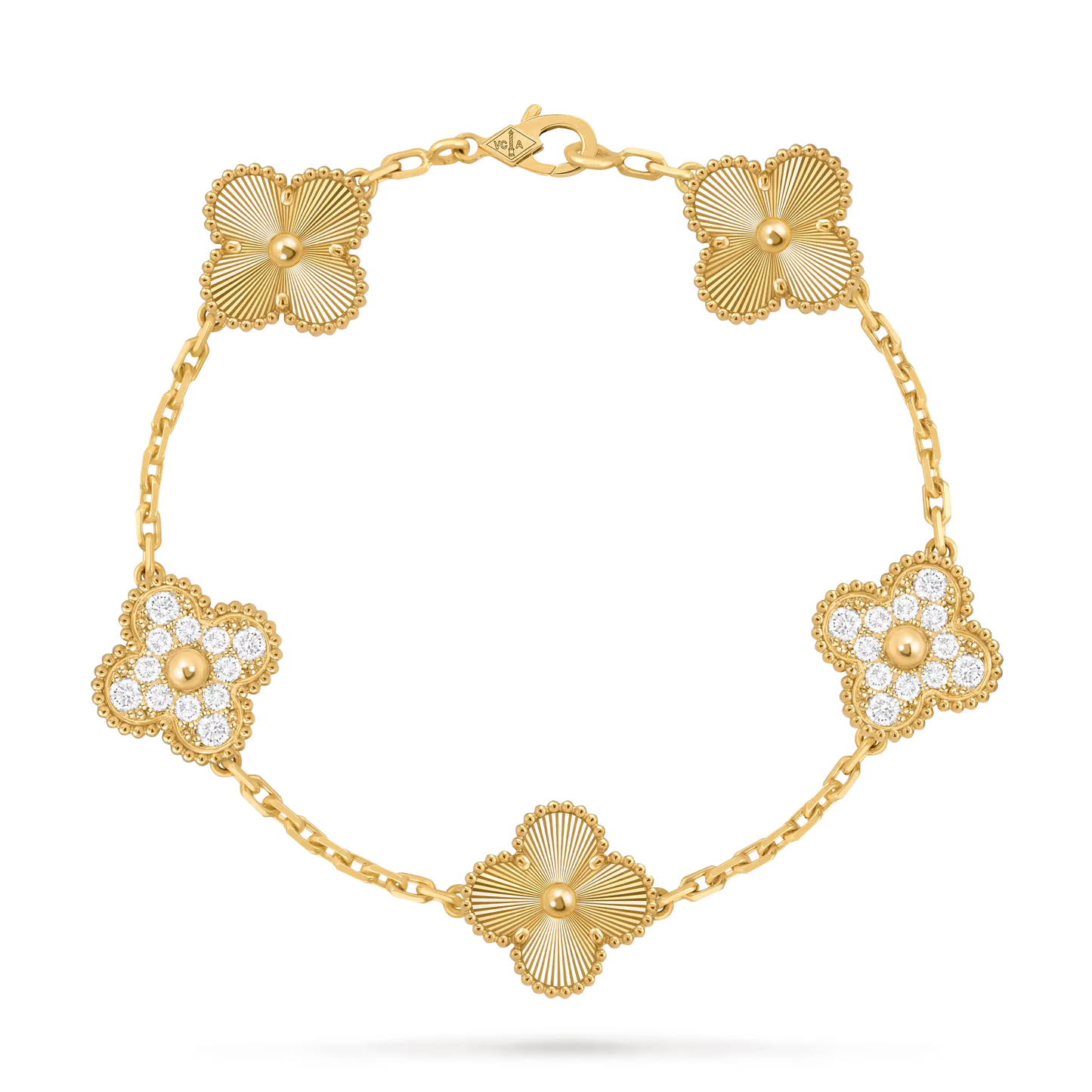 ✨ ¡Super Oferta 2025! | Pulsera Van Cleef Bañada en oro 18k