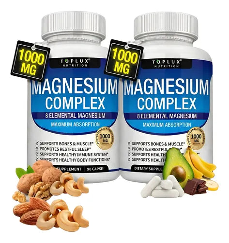 Oferta 2x1 - MAGNESIUM COMPLEX - Más Calma, Más Energía, Menos Estrés ⚡