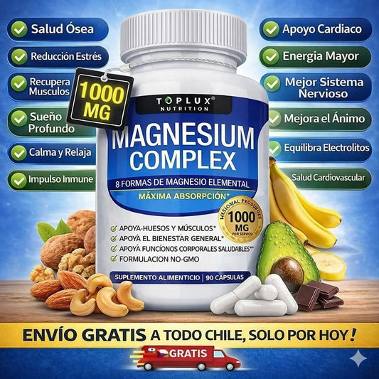 MAGNESIUM COMPLEX - Más Calma, Más Energía, Menos Estrés ⚡😌