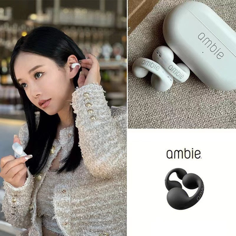 😎Audífonos Earcuff Conducción Ósea - Resistente al agua