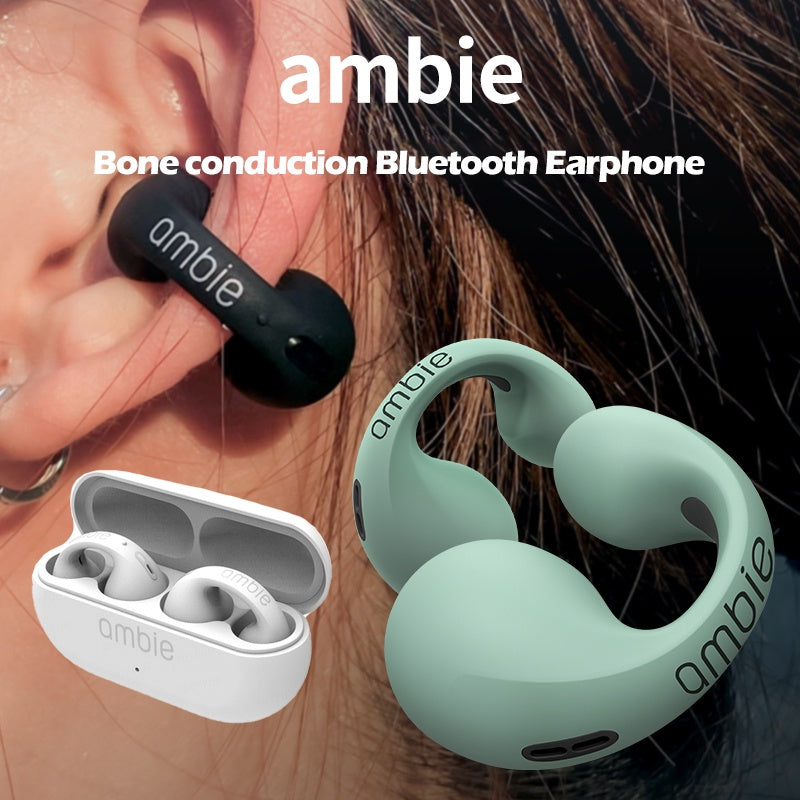 😎Audífonos Earcuff Conducción Ósea - Resistente al agua