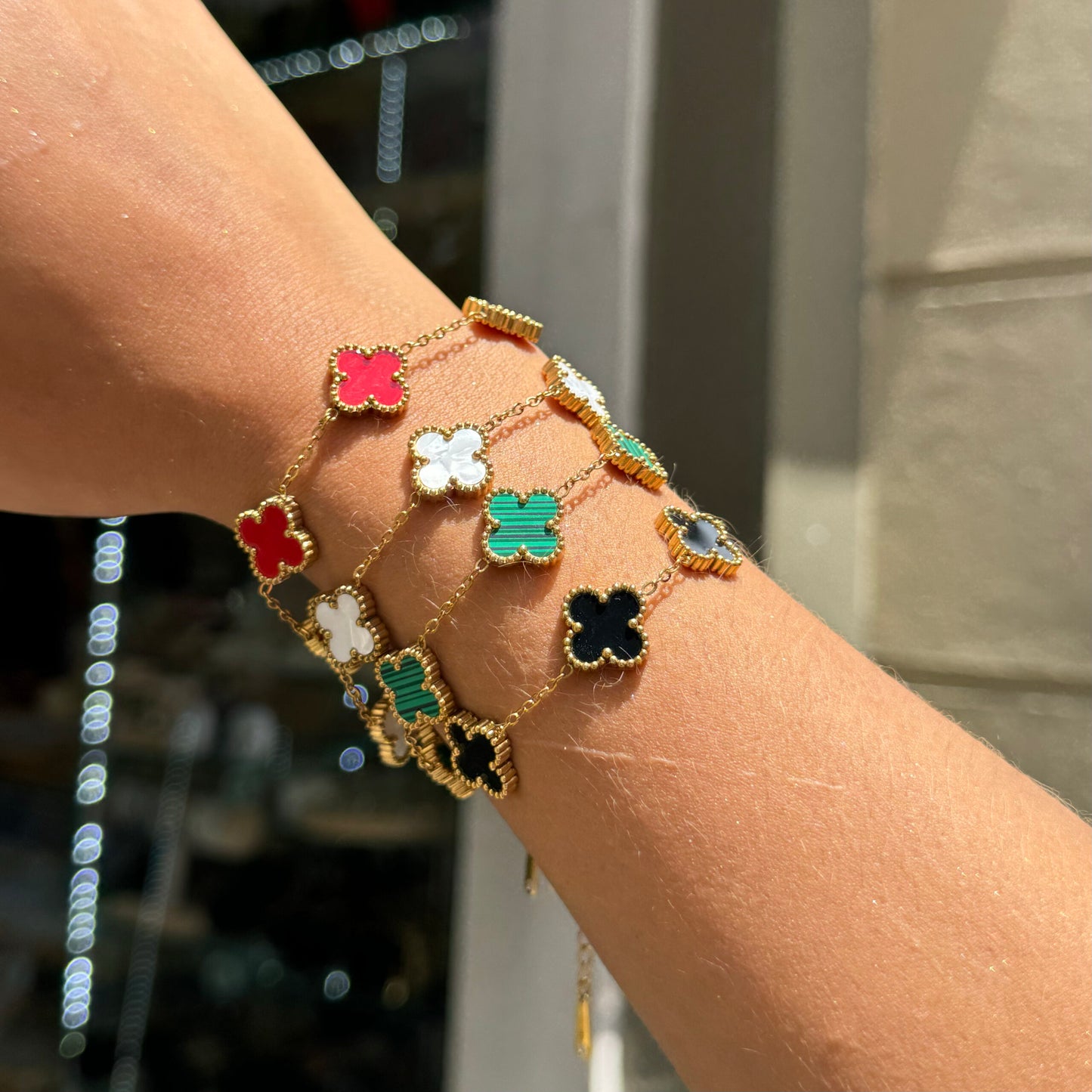 ✨ ¡Super Oferta 2025! | Pulsera Van Cleef Bañada en oro 18k