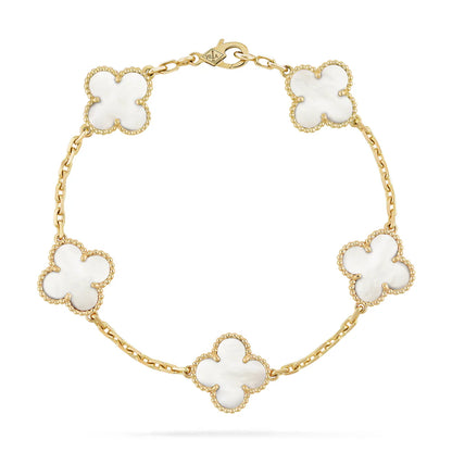 ✨ ¡Super Oferta 2025! | Pulsera Van Cleef Bañada en oro 18k