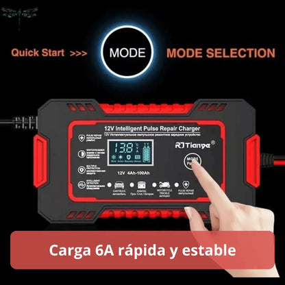 EMERGIX - Cargador Inteligente de Batería 12V  - Evita Quedarte Varado