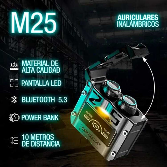 🎄 Edición Especial Navidad 2025 | Audífonos M25 Pro™ 🎧