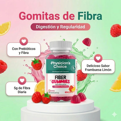 Fiber Gummies® | Desinflama y suelta todo lo atascado