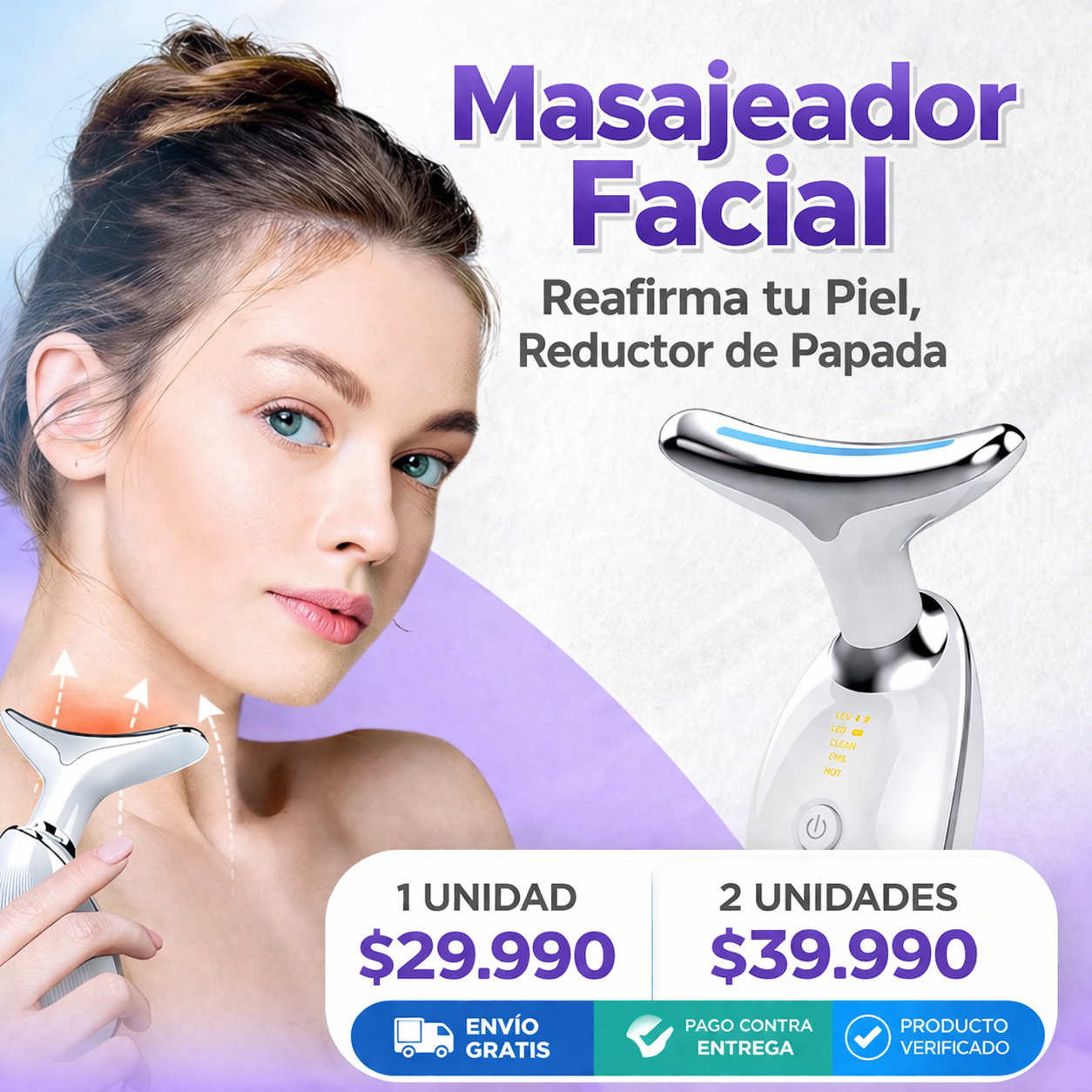 🔥 FaceLift Pro Max™ – Lifting inmediato sin cirugía